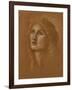 Head of a Woman, 1890-Edward Burne-Jones-Framed Giclee Print