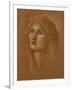 Head of a Woman, 1890-Edward Burne-Jones-Framed Giclee Print