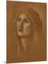 Head of a Woman, 1890-Edward Burne-Jones-Mounted Giclee Print