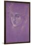 Head of a Woman, 1890s-Edward Burne-Jones-Framed Giclee Print