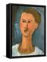 Head of a Woman, 1915-Amedeo Modigliani-Framed Stretched Canvas