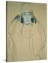 Head of a Woman, 1918-Gustav Klimt-Stretched Canvas