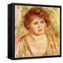 Head of a Woman, 1919-Pierre-Auguste Renoir-Framed Stretched Canvas