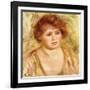 Head of a Woman, 1919-Pierre-Auguste Renoir-Framed Giclee Print