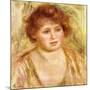 Head of a Woman, 1919-Pierre-Auguste Renoir-Mounted Giclee Print