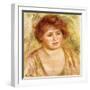 Head of a Woman, 1919-Pierre-Auguste Renoir-Framed Giclee Print