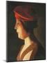 Head of a woman; a fragment-Georges De La Tour-Mounted Giclee Print