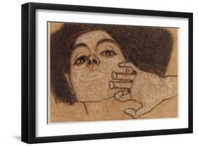 Head of a Woman, C.1907-8-Egon Schiele-Framed Giclee Print