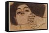 Head of a Woman, C.1907-8-Egon Schiele-Framed Stretched Canvas