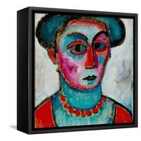 Head of a Woman, c.1912-Alexej Von Jawlensky-Framed Stretched Canvas