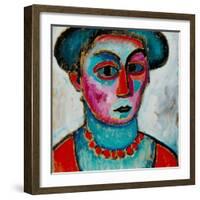 Head of a Woman, c.1912-Alexej Von Jawlensky-Framed Giclee Print