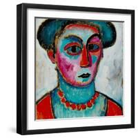 Head of a Woman, c.1912-Alexej Von Jawlensky-Framed Giclee Print