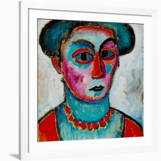 Head of a Woman, c.1912-Alexej Von Jawlensky-Framed Giclee Print