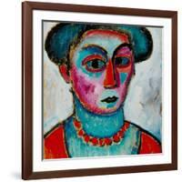 Head of a Woman, c.1912-Alexej Von Jawlensky-Framed Giclee Print