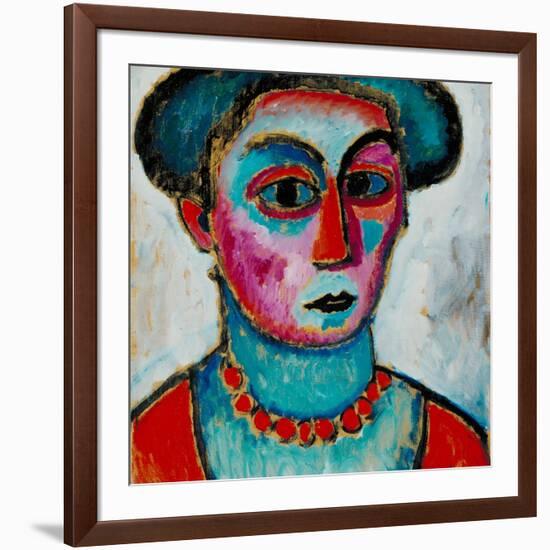 Head of a Woman, c.1912-Alexej Von Jawlensky-Framed Giclee Print