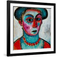 Head of a Woman, c.1912-Alexej Von Jawlensky-Framed Giclee Print