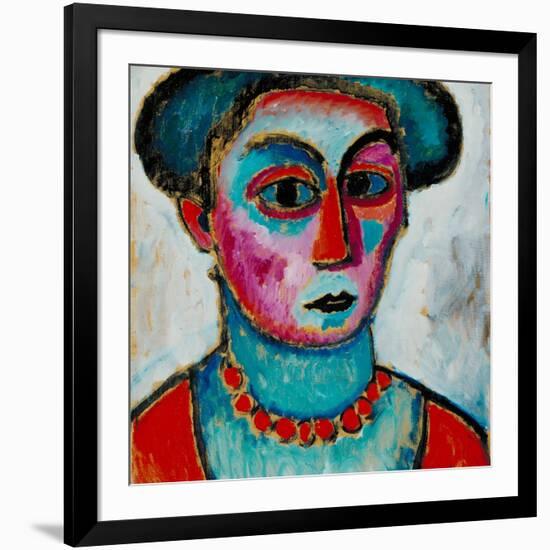 Head of a Woman, c.1912-Alexej Von Jawlensky-Framed Giclee Print