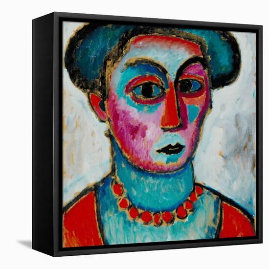 Head of a Woman, c.1912-Alexej Von Jawlensky-Framed Stretched Canvas