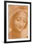 'Head of a Woman', c15th century, (1932)-Leonardo Da Vinci-Framed Giclee Print