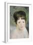 Head of a Woman, C1876-Pierre-Auguste Renoir-Framed Giclee Print