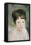 Head of a Woman, C1876-Pierre-Auguste Renoir-Framed Stretched Canvas