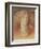 Head of a Woman, Called Ruth Herbert, 1876 (Red and Black Chalk on Paper)-Dante Gabriel Rossetti-Framed Giclee Print