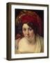 Head of a Woman in a Turban, Ca 1820-Anne-Louis Girodet de Roussy-Trioson-Framed Giclee Print