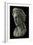 Head of a Woman in the Guise of a Goddess, 1St Century (Copper Alloy and Silver)-Roman-Framed Giclee Print