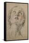 Head of a Woman Looking Up-Guido Reni-Framed Stretched Canvas