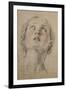 Head of a Woman Looking Up-Guido Reni-Framed Giclee Print