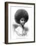 Head of a Woman of the Cafusos, 1848-Ebenezer Landells-Framed Giclee Print