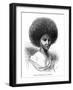 Head of a Woman of the Cafusos, 1848-Ebenezer Landells-Framed Giclee Print