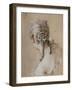 Head of a Woman Seen from Behind, circa 1740-Francois Boucher-Framed Giclee Print