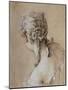 Head of a Woman Seen from Behind, circa 1740-Francois Boucher-Mounted Giclee Print