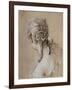 Head of a Woman Seen from Behind, circa 1740-Francois Boucher-Framed Giclee Print