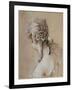 Head of a Woman Seen from Behind, circa 1740-Francois Boucher-Framed Giclee Print