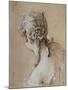 Head of a Woman Seen from Behind, circa 1740-Francois Boucher-Mounted Giclee Print