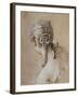 Head of a Woman Seen from Behind, circa 1740-Francois Boucher-Framed Giclee Print