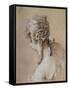 Head of a Woman Seen from Behind, circa 1740-Francois Boucher-Framed Stretched Canvas