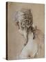 Head of a Woman Seen from Behind, circa 1740-Francois Boucher-Stretched Canvas