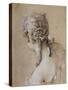 Head of a Woman Seen from Behind, circa 1740-Francois Boucher-Stretched Canvas