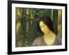 Head of a Woman, Tete de Femme-Henri Martin-Framed Giclee Print