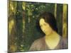 Head of a Woman, Tete de Femme-Henri Martin-Mounted Giclee Print