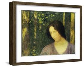 Head of a Woman, Tete de Femme-Henri Martin-Framed Giclee Print