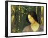 Head of a Woman, Tete de Femme-Henri Martin-Framed Giclee Print