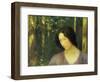 Head of a Woman, Tete de Femme-Henri Martin-Framed Giclee Print