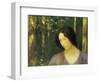 Head of a Woman, Tete de Femme-Henri Martin-Framed Giclee Print