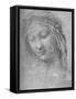 'Head of a Woman Three-Quarters to the Left', c1480 (1945)-Leonardo Da Vinci-Framed Stretched Canvas