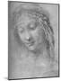 'Head of a Woman Three-Quarters to the Left', c1480 (1945)-Leonardo Da Vinci-Mounted Giclee Print