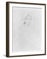 Head of a Woman (Verso) (See 383972 Recto) 1893 ? (Pencil on Paper)-Berthe Morisot-Framed Giclee Print